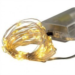 LED lights, hot white, 2m, 20 diodes
