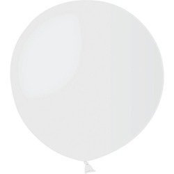 The latex balloon Giant - White ball of 0.8 m