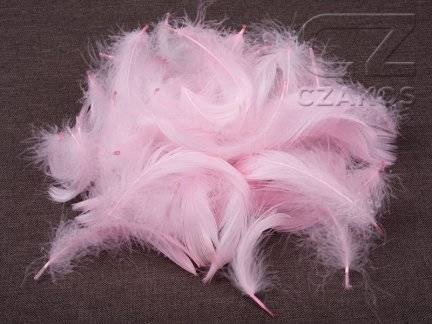 Decorative feathers - bright pink, 12 g