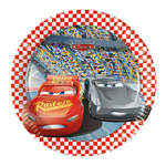 Talerzyki Cars Auta Zygzak Mcqueen - 20 cm, 8 szt.