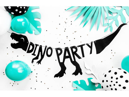 Baner papierowy Dinozaury, Dino Party, 20x90 cm