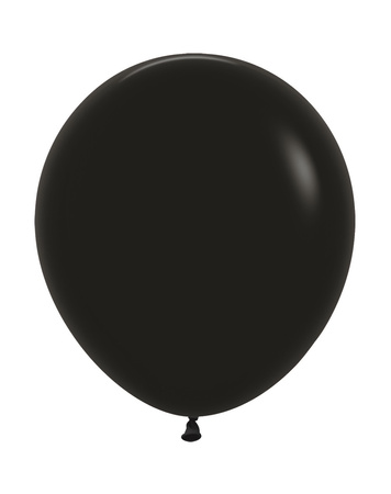 Balony lateksowe Sempertex, Black, 60cm, 3 szt.