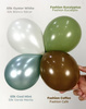 Balony lateksowe Sempertex Silk Oyster White, 60 cm, 1 szt.