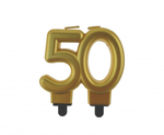 Świeczka na tort 50 urodziny, liczba „50”