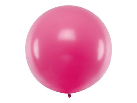 Balon Gigant, pastelowa fuksja, 1m