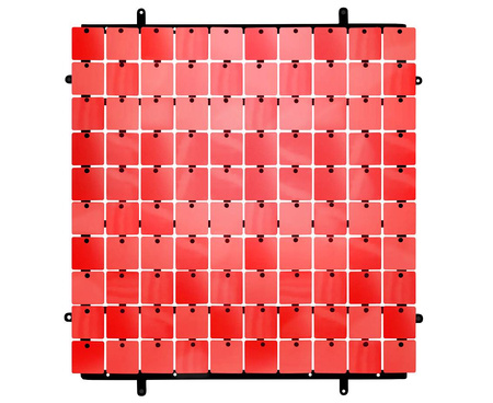 Panel cekinowy dekoracyjny czerwony, 30cm