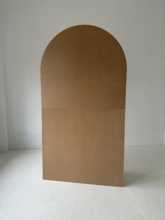 Ścianka dekoracyjna gładka półkole, Panel drewniany MDF