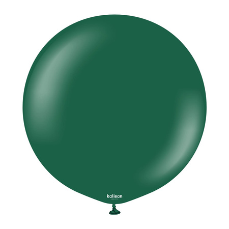 Balony lateksowe Kalisan Dark Green, c. zielony 45cm, 1 szt.