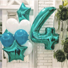 Balon Foliowy - Serce Miętowe Tiffany 46 cm Grabo