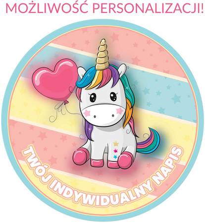 Opłatek na tort Pad Kolorowy Gamer okrągły 20 cm premium, wegański, bezglutenowy, wycięty