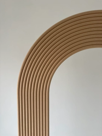 Ścianka dekoracyjna ryflowana łuk, Panel drewniany MDF