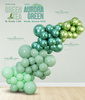 Balony lateksowe Sempertex Pastel Dusk Green Tea, 60 cm, 1 szt.