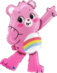 Balon foliowy Troskliwy miś różowy, Care Bears, 75 cm