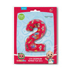 Balon foliowy cyfra 2 CoComelon, 66cm