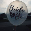 Balony Crystal Clear, Przeźroczyste z napisem Bride to Be 30cm, 6 szt.