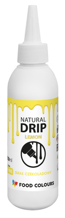 Polewa Natural Drip Lemon 100 ml Zastygająca Cytrynowa Do Dekoracji