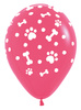 Balony lateksowe Sempertex Łapki, Psi Patrol 30cm, 25szt.