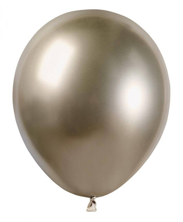 Balony Złote, Szampańskie Chrome, Shiny Prosecco, 12cm, 100 szt.