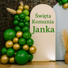 Duża naklejka personalizowana na ściankę, dowolny napis, maks. 30x50 cm