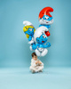 Balon foliowy Grabo, Papa Smerf, pakowany 107 cm