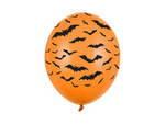 Balony na Halloween, Nietoperze, 30 cm, 6 szt.