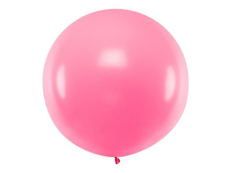 Balon lateksowy Gigant, Różowy, Pastel Pink, 1m, 1 szt