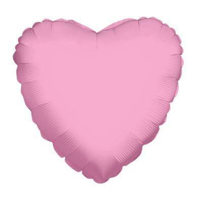 Balon Foliowy Serce  Różowe Baby Pink 46 cm