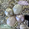 Balony lateksowe Kalisan AURA Beige Cream, beżowe, kremowe, 45cm, 1szt.