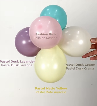 Balony lateksowe Sempertex, Pastel Dusk Cream, 60cm, 1szt.