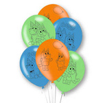 Balony lateksowe Bluey, 27,5 cm, 6 szt.