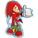 Balon Foliowy Sonic – Knuckles czerwony 54 cm, Grabo
