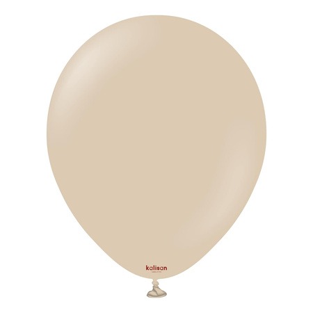 Balony lateksowe Kalisan Hazelnut, beżowy 30 cm, 100 szt.