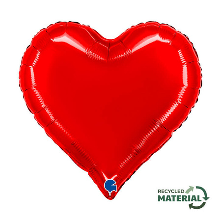 Balon Foliowy - Czerwone Serce 46cm, Sweetie Heart, Grabo
