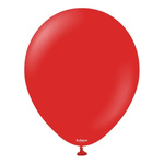 Balony lateksowe Kalisan Red, czerwony 45cm, 25 szt.