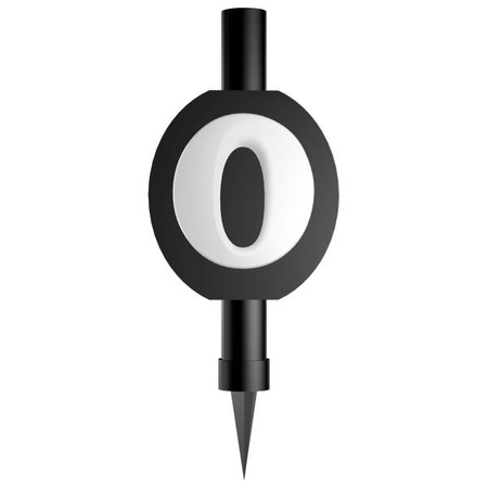 Fontanna do tortu, z cyfrą 0, 12cm