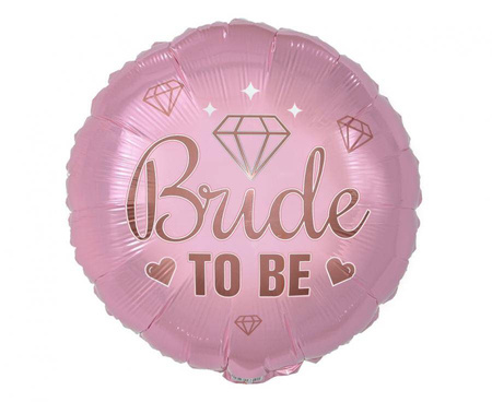 Balon foliowy Bride to be, rose gold 45 cm