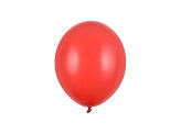 Balony lateksowe Strong, Czerwone, Pastel Poppy Red, 23cm, 100 szt.