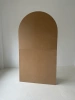 Ścianka dekoracyjna gładka półkole, Panel drewniany MDF