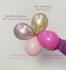 Balony lateksowe Sempertex, Silk Pink Blossom, 12cm, 50szt.