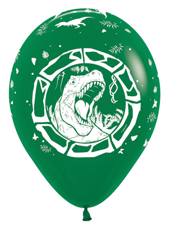 Balony lateksowe Sempertex Dinozaur T-Rex, Dino, 30cm, 25szt.
