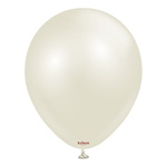 Balony lateksowe Kalisan AURA Ivory White, beżowy, kremowy, 45cm, 25szt.