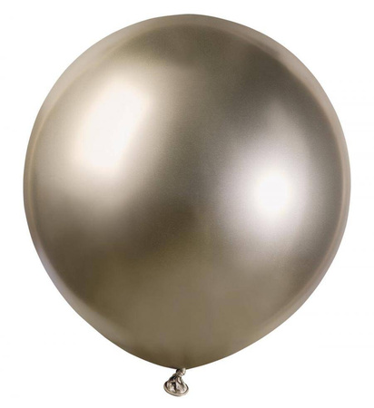 Balony lateksowe, Złote Szampańskie, Shiny Prosecco 47,5 cm, 25 szt.