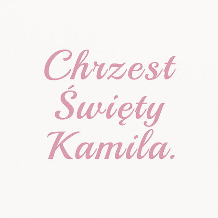 Duża naklejka personalizowana na ściankę, dowolny napis, maks. 30x50 cm