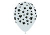 Balony lateksowe Sempertex Biały Łapki, Psi Patrol 30 cm, 25 szt.