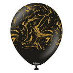 Balony lateksowe Space Nebula, kosmos, czarny, 30 cm, 25 szt.