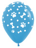 Balony lateksowe Sempertex Łapki, Psi Patrol, 30cm, 25szt.