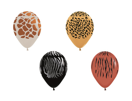 Balony lateksowe Sempertex Zwierzęta 30 cm, 25 szt.