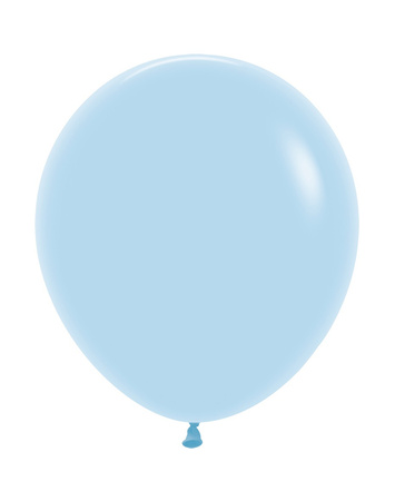 Balony lateksowe Sempertex, Pastel Matte Blue, 45cm, 25 szt.