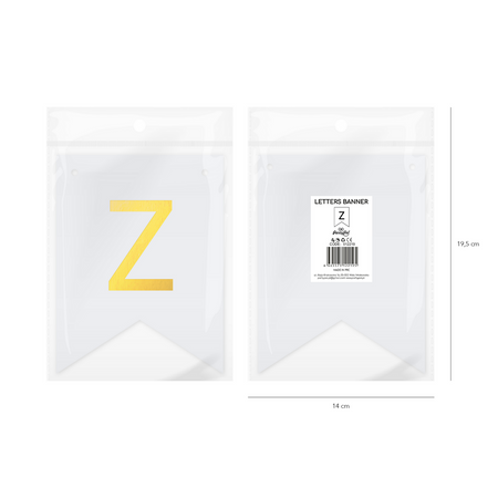 Baner DIY 16x12 cm - literka Z
