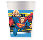 Kubeczki papierowe Superman Krypton 200 ml 8 szt.